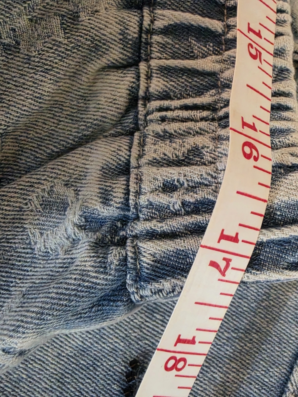 Light Blue Floral Embroidered-Lace detail Denim Shaket And Pant Set - Women-SM - Picture 15 of 16